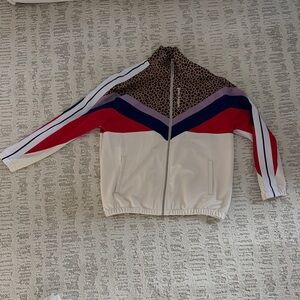Palm Angels Multicolor Jacket with Leopard Print